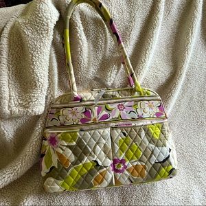 Vera Bradley multi-pocket shoulder bag purse portobello road retired 2012